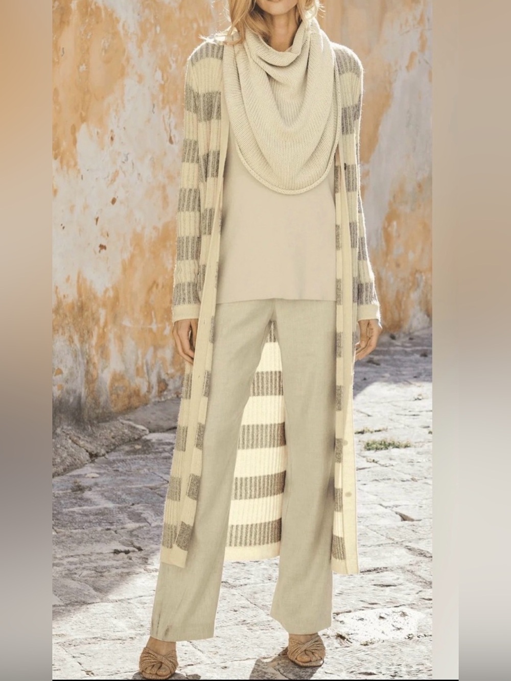 Peruvian Connection Dune Road Cardigan Sz Small Baby Alpaca Luxury Coastal NWT